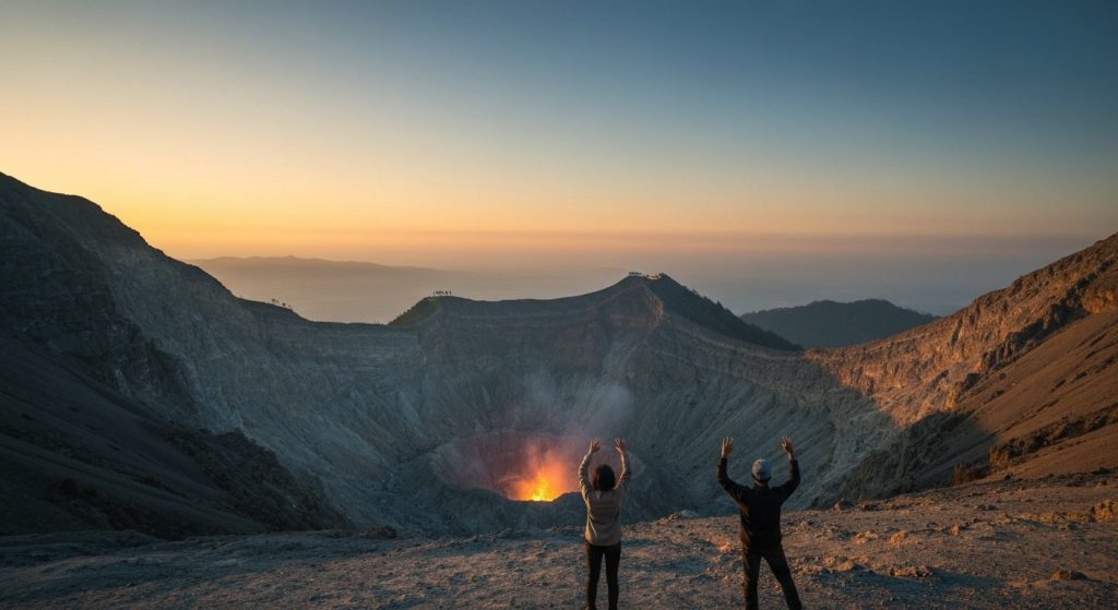 ijen blue fire best time to visit — Photorealistic editorial travel photograph relevant to: The honest, expert-led speci