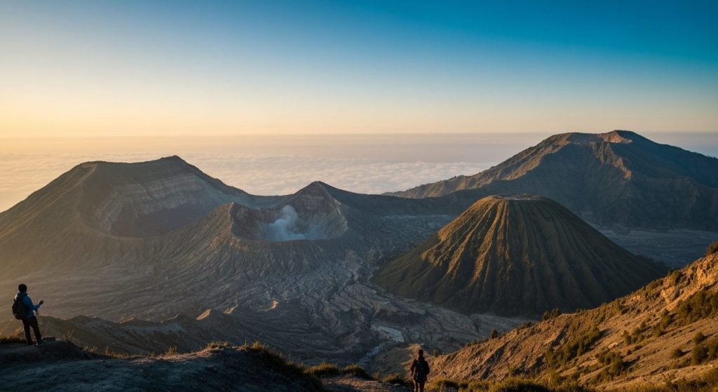 ijen vs bromo which is better — Photorealistic editorial travel photograph relevant to: The honest, expert-led specialis