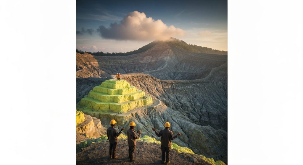 kawah ijen sulfur miners tour — Photorealistic editorial travel photograph relevant to: The honest, expert-led specialis